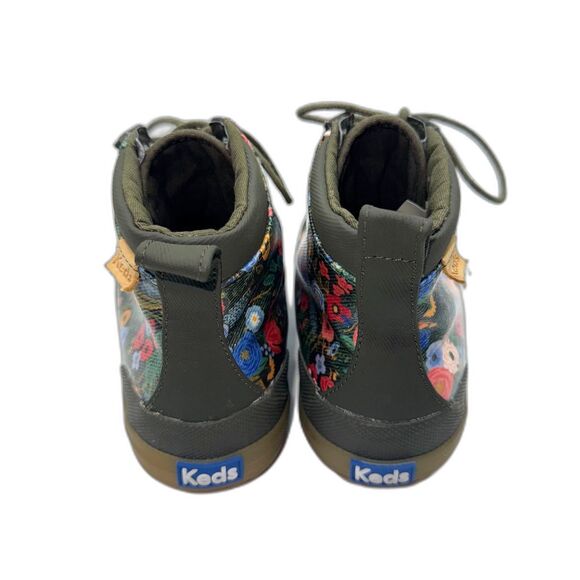 Keds x Rifle Paper Co Green Garden Party Scout Boot 7.5 - Picture 5 of 9